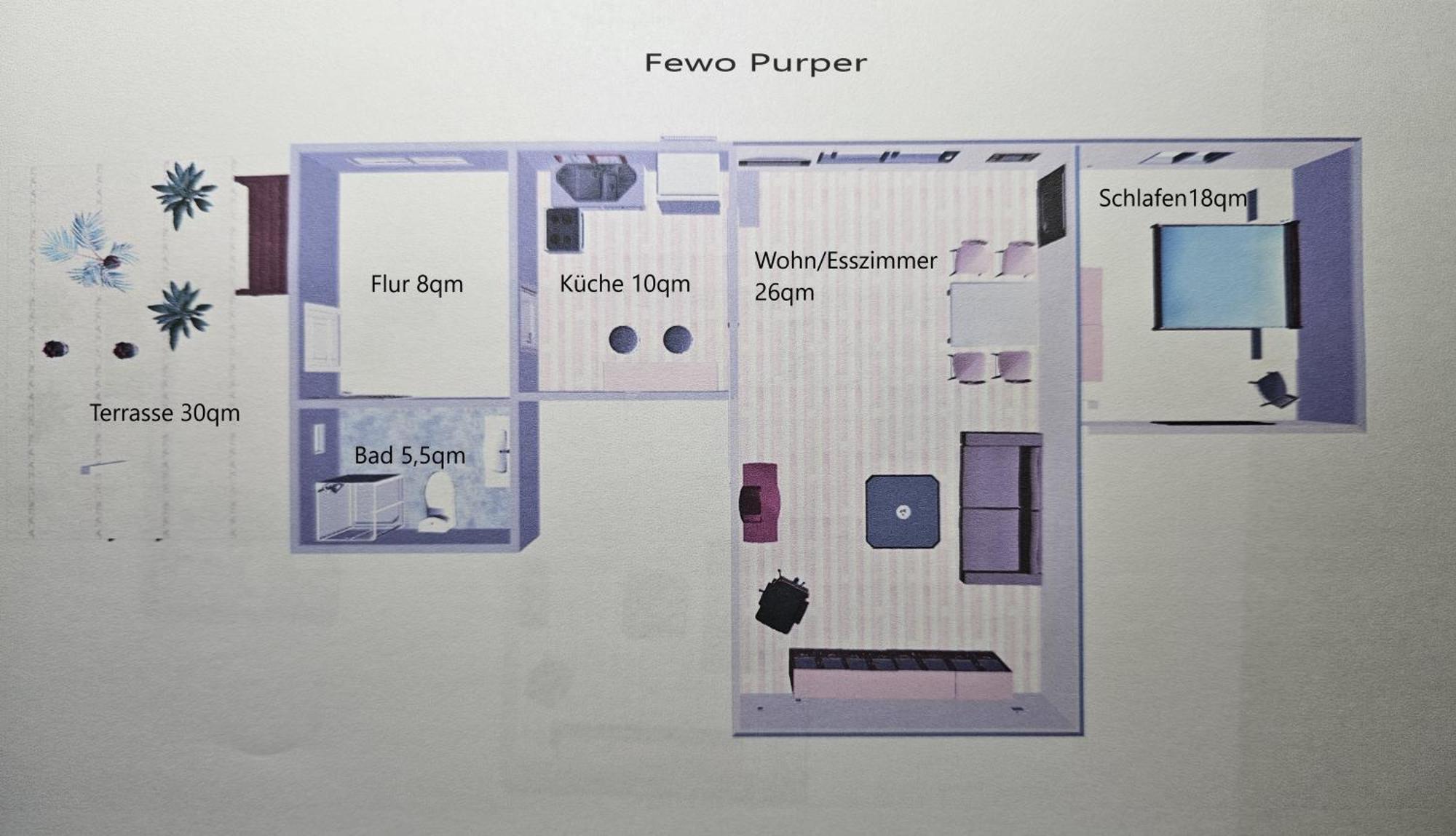 Fewo Purper Apartment Frauenberg Bagian luar foto